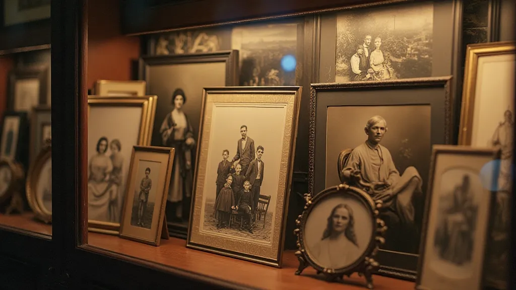 Collection of antique Victorian photographs