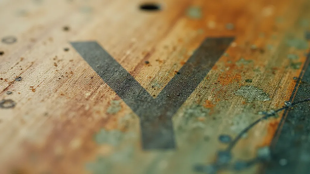Close-up texture of a hand-tinted photograph