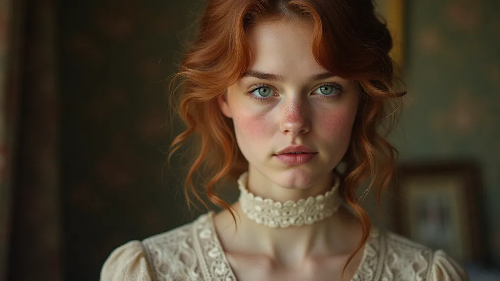 Hand-tinted portrait of a woman