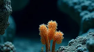 Coral and Shadow: The Enigmatic Beauty of Botanical Colorization